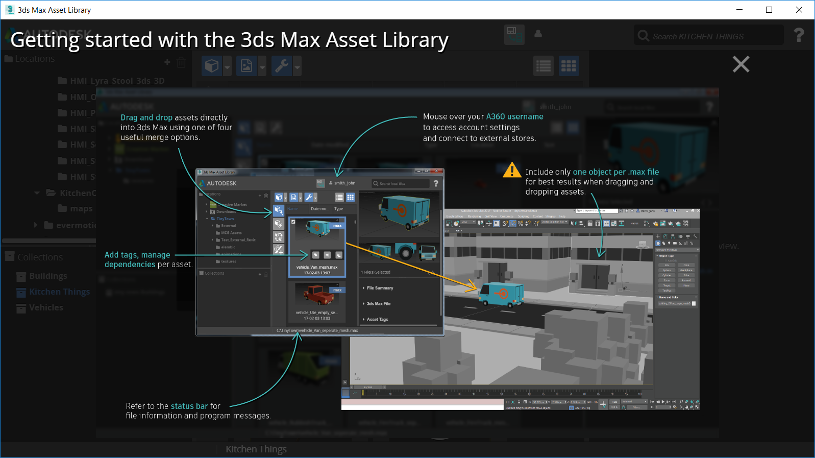3ds max material library